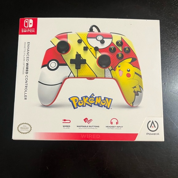 Nintendo Other - Pokemon nintendo switch wired controller , Pikachu